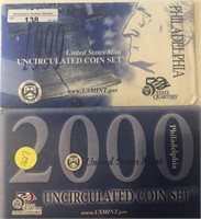 1999-P and 2000-P UNC Mint