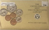 1990 UNC Mint Coin Set