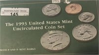 1993 UNC Mint Coin Set