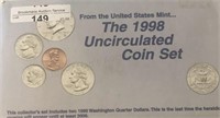 1998 UNC Mint Coin Set