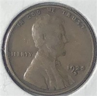 1925-S Lincoln Cent Fine