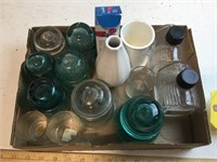 Insulators, candle holders & more