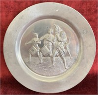 Pewter Civil War Plate