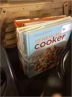 Set of slow cooker cookbooks