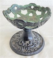 Metal  Footed Reticulated Bowl