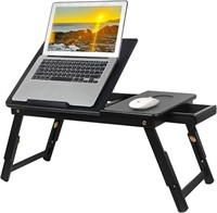 Bamboo Laptop Desk Adjustable