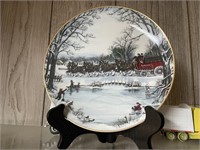 Budweiser & Farm Scene Collector Plates