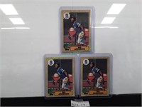 (3) 1987 Topps Bo Jackson Rookies Baseball Cards