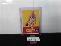 1957 Topps Bob Burrow Lakers Basketball Card