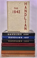 Handlian yearbooks: 1942-56-57-59-67-68-69-1970