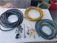 air hoses and tools