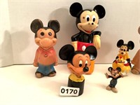 ASSORTMENT OF MICKEY MOUSE ITEMS  - 6 PIECES