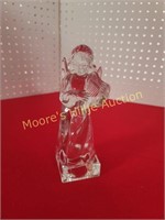 Vtg Mikasa Crystal Angel w/Harp Figurine