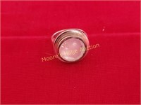Vtg Marked Mexico 925 Mother of Pearl Ring