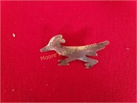 Small 40's Mexico Silver Roadrunner Pin