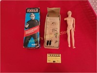 Vtg 60's The Man From Uncle TV Action Figure