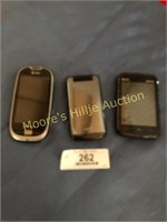 3 Vintage Cell Phones