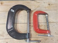 6" & 4" C Clamps