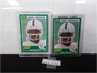 (2) 1989 Score Andre Rision Rookie Trading Cards