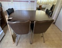 Retro kitchen table & 4 chairs
