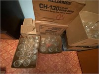 Several boxes of canning jars