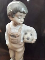 NAO by LLADRO Boy with Soccer Ball