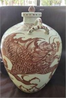 Large Urn with Dragon