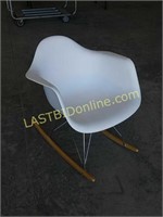 Egg shell Rocking Chair