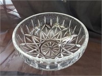 Round Vintage Crystal Bowl