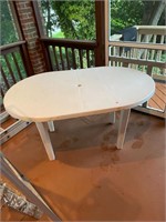Plastic Table and Chairs