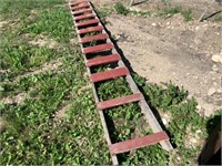 Wooden ladder. about 14' long