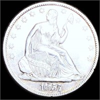 1857-O Seated Half Dollar CLOSELY UNCIRCULATED