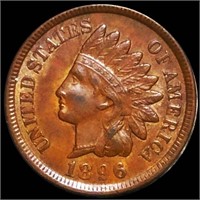 1896 Indian Head Penny NEARLY UNCIRCULATED
