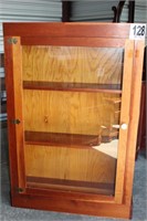 Freestanding Bookcase w/Glass Front/ (3) Shelves