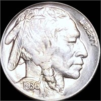1936-D Buffalo Head Nickel XF