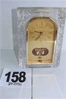 Seiko - Crystal & Gold Mantle Clock (U234)