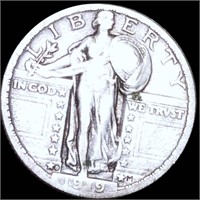 1919-D Standing Liberty Quarter LIGHTLY CIRCULATED