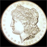 1887-S Morgan Silver Dollar CHOICE BU PL