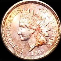 1860 Indian Head Penny GEM PROOF