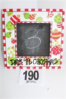 Christmas "Message Board" - Ceramic (U235)
