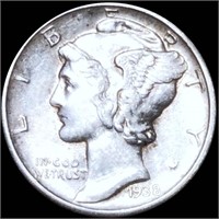 1938-D Mercury Silver Dime UNCIRCULATED