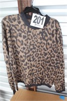 L Leopard St. John Sweater (U235)