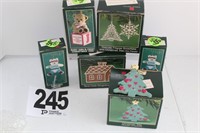 Box of 6 American Greetings Christmas Ornaments