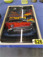 Large Framed Glass Drive-In Picture