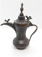 Antique Middle Eastern Copper Coffee Pot