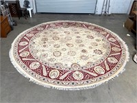 Large Round Pakistani Rug Persian Design