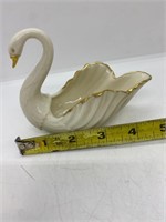 Vintage Lenox Swan Figurine Curved