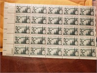 USA sheet 25mint stamps 3cents1958 Scott1106