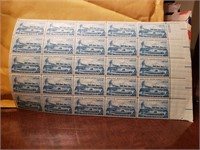 USA sheet 25  mint stamps 3cents1959Scott 1128