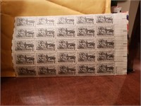 USA sheet 25 mint stamps 4 cents 1959 Scott 1131